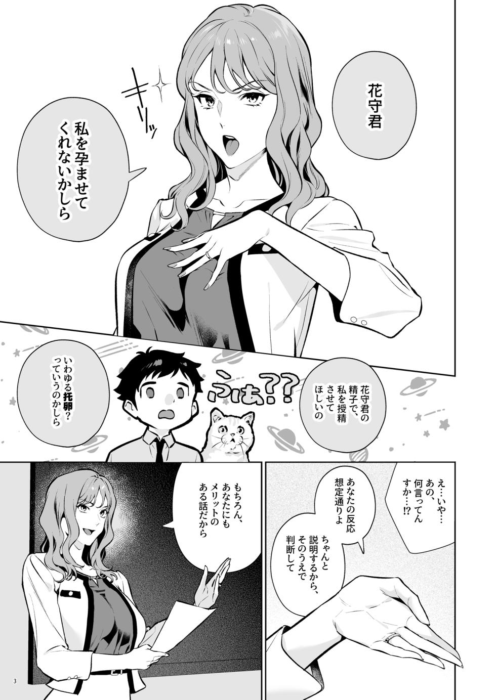 [diletta (Shin-yu)] Takuran Keiyaku itsumo Majimena Bijin Joushi (Hitodzuma) ga, Naze ka Takuran o Sematte kitanode Enryonaku Haramase tatta. - Page 4