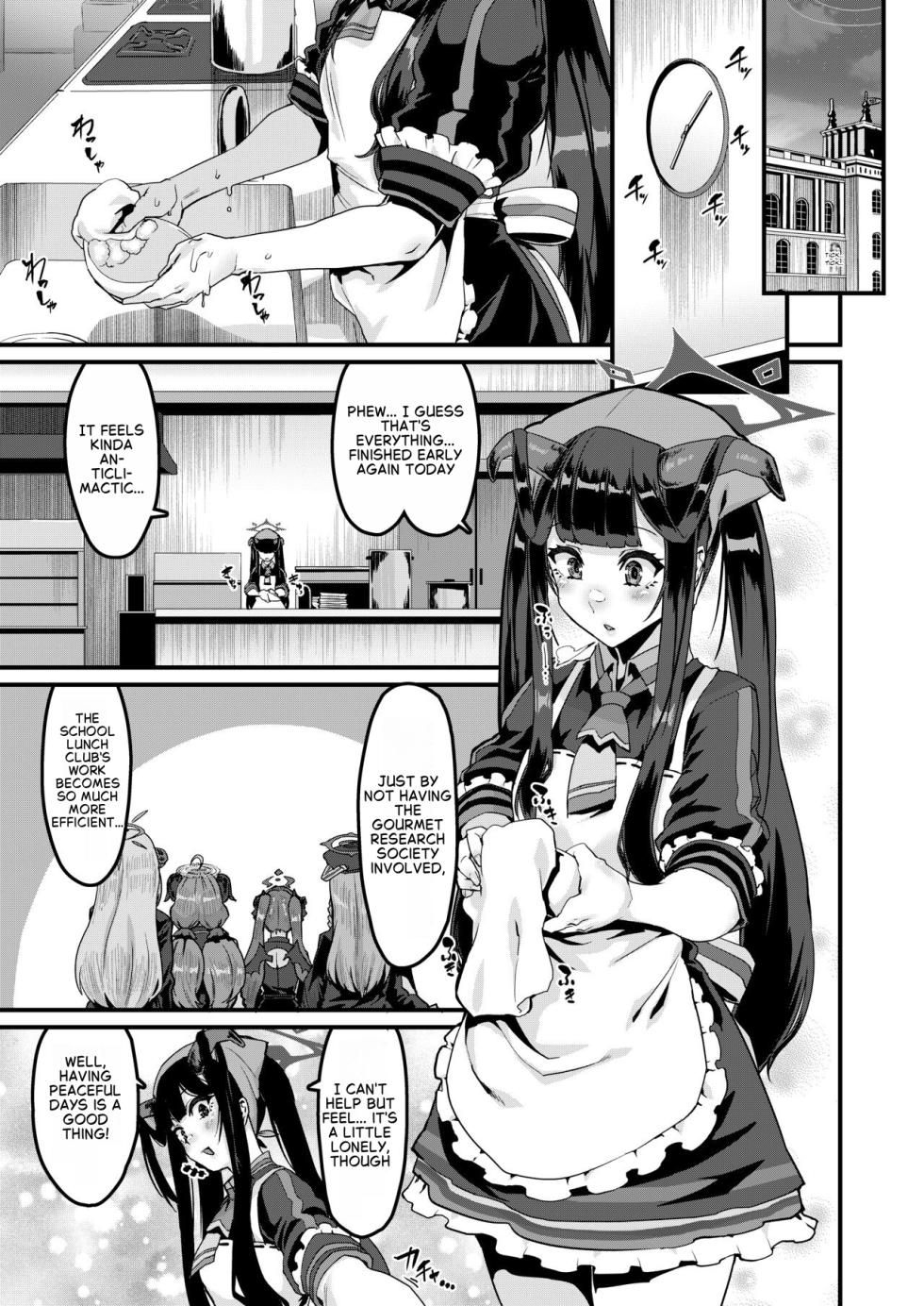 [HBO (Henkuma)] Fuuka no Sainan Soreto Shokuji | Fuuka's Misfortune and the Meal (Blue Archive) [English] [Digital] - Page 2