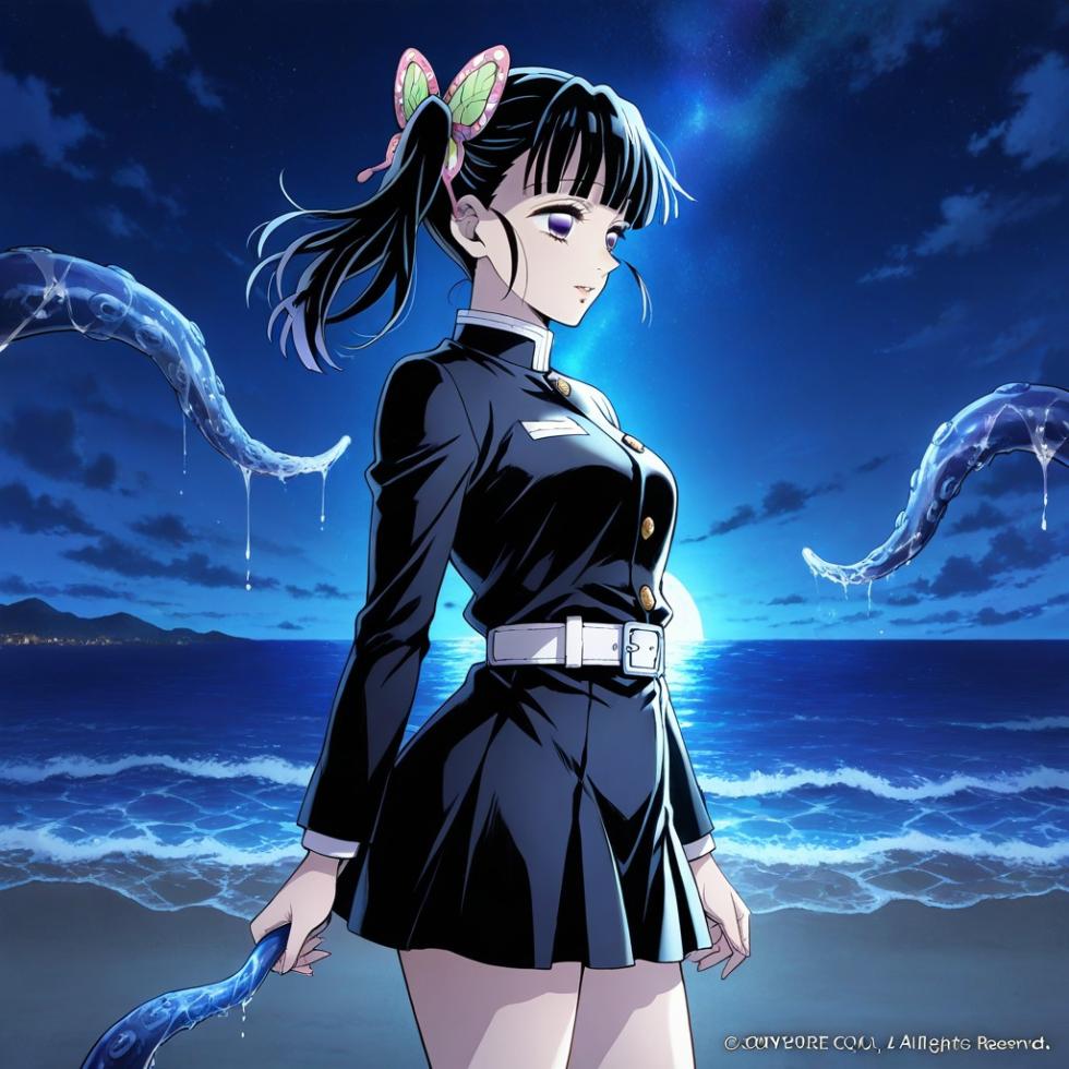 (Patreon - WaifuRain) Kanao Tsuyuri From Kimetsu No Yaiba - Tentacles Opening [AI Generated] - Page 18