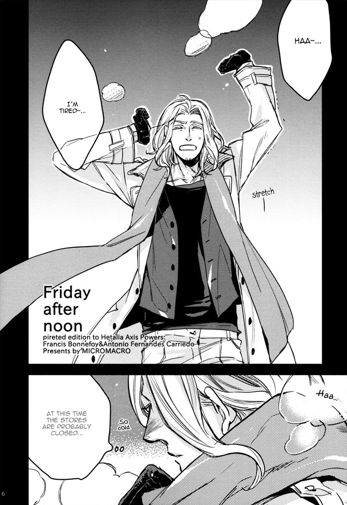[MICROMACRO (Yamada Sakurako)] Friday after noon (Hetalia Axis Powers) [English] - Page 6