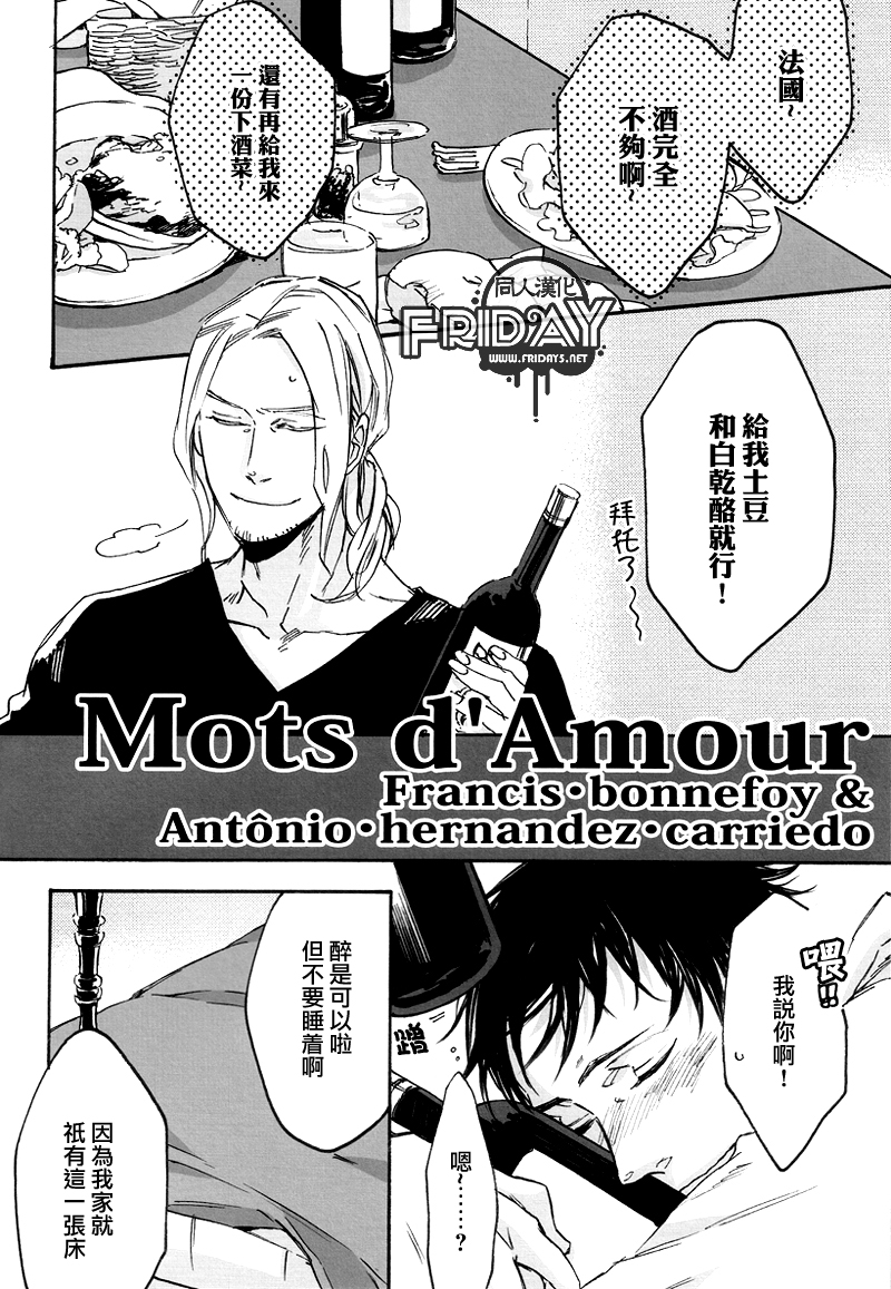[MICROMACRO (Yamada Sakurako)] Mots d’Amour (Hetalia Axis Powers) [Chinese] - Page 3