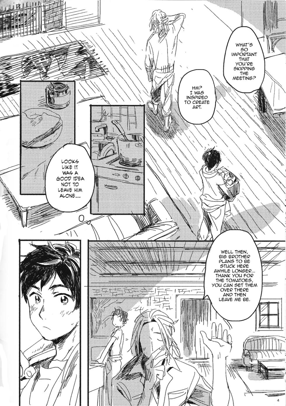 [Bed Sabaku (Gotou)] Tsunagi de Otsunagi (Hetalia Axis Powers) [English] - Page 4