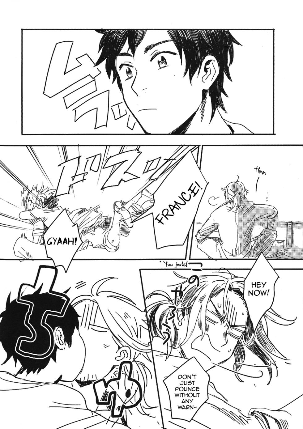[Bed Sabaku (Gotou)] Tsunagi de Otsunagi (Hetalia Axis Powers) [English] - Page 6