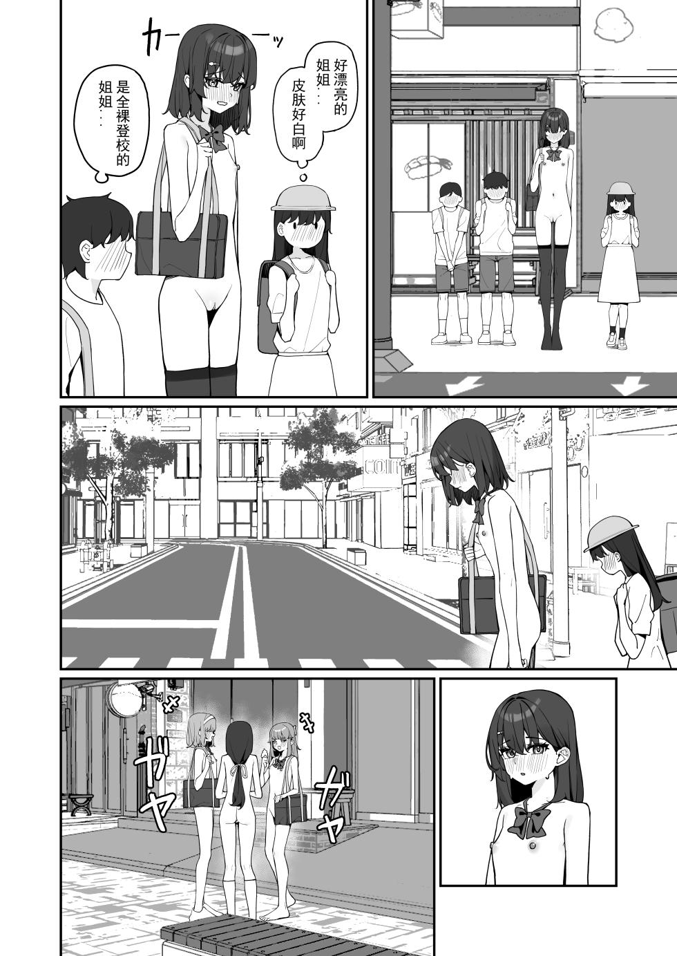 [Saki Rinku] Kyou Kara Zenra Toukou 3 [Chinese] - Page 7