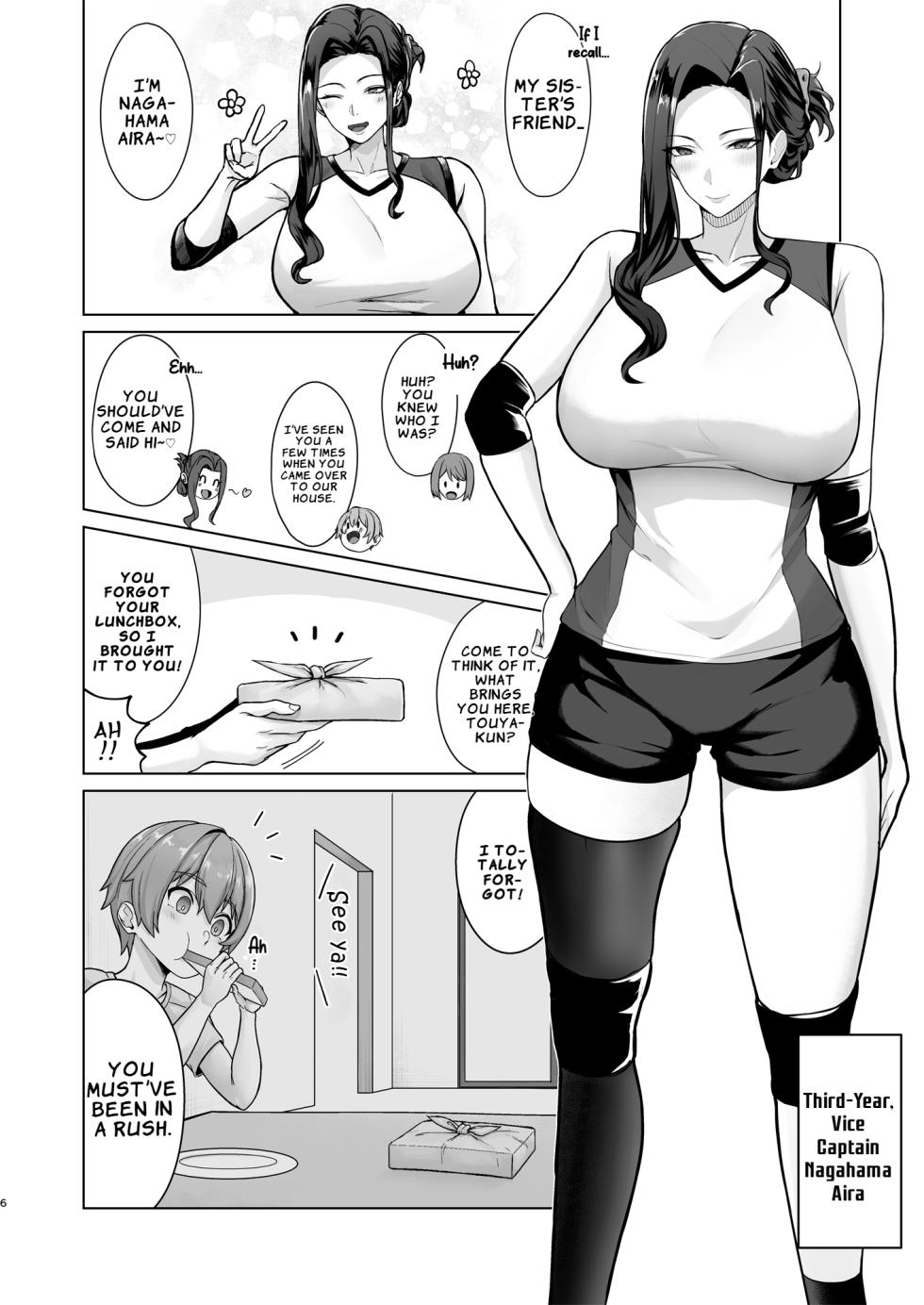 [Running Light (Soma)] Obentou o Todoke ni Ittara Onee-chan no Tomodachi ni Yuuwaku Sareru Hanashi | A Story About Getting Seduced by My Older Sister's Friend When I Went to Deliver a Lunchbox [English] [LKK•Scans] - Page 7