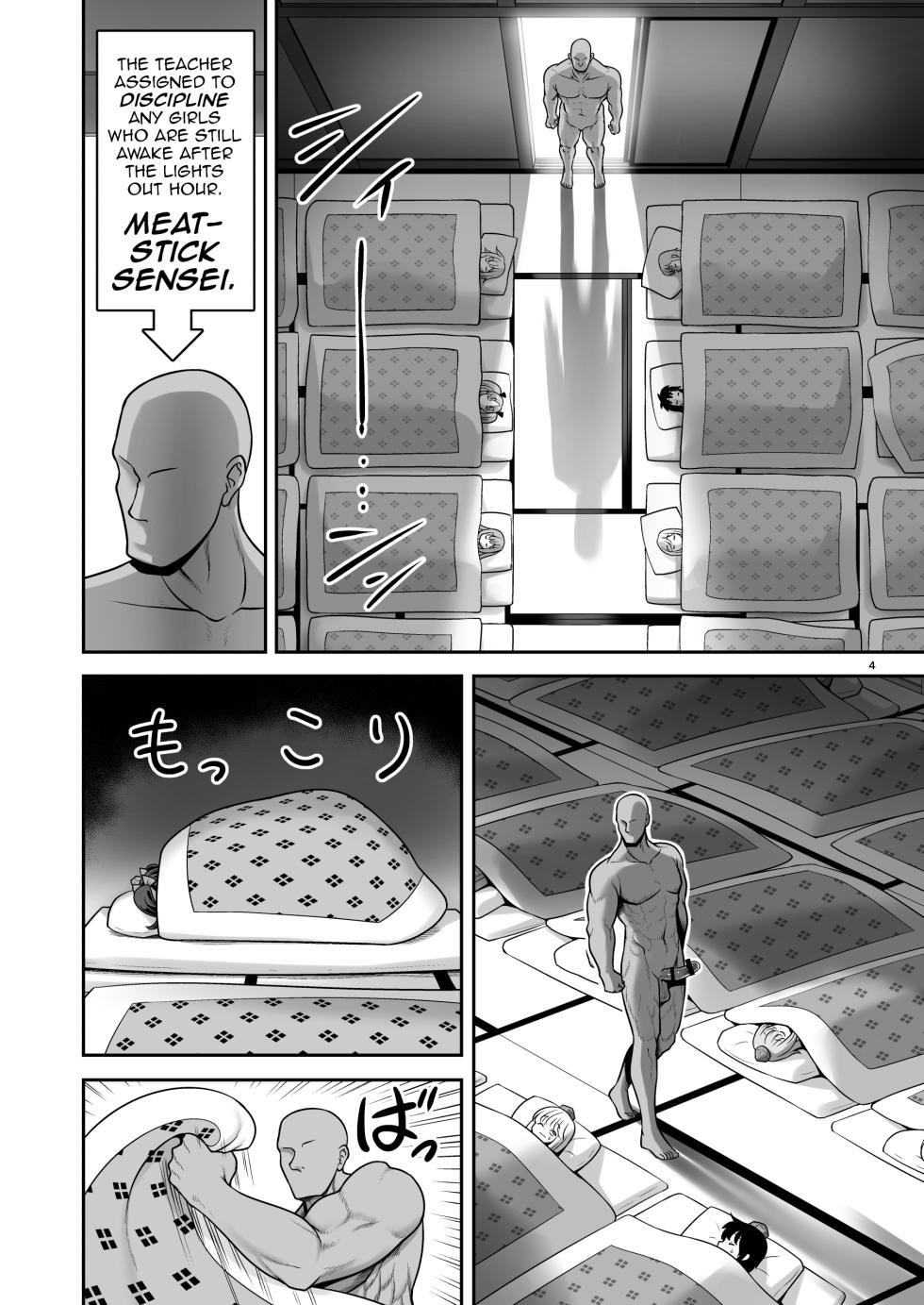[Yosutebito na Mangagaki (Tomoki Tomonori)] Tengu Gasshuku no Shoutou Jikan-go no Rule! Ihansha wa Dare darou to Ecchi Oshioki! | The Strict Rule of The Tengu Training-Camp: Everyone Who Violated the Lights-Out Hour Will be Punished With Bareback Sex! (Touhou Project) [English] [DeppoTL] - Page 4
