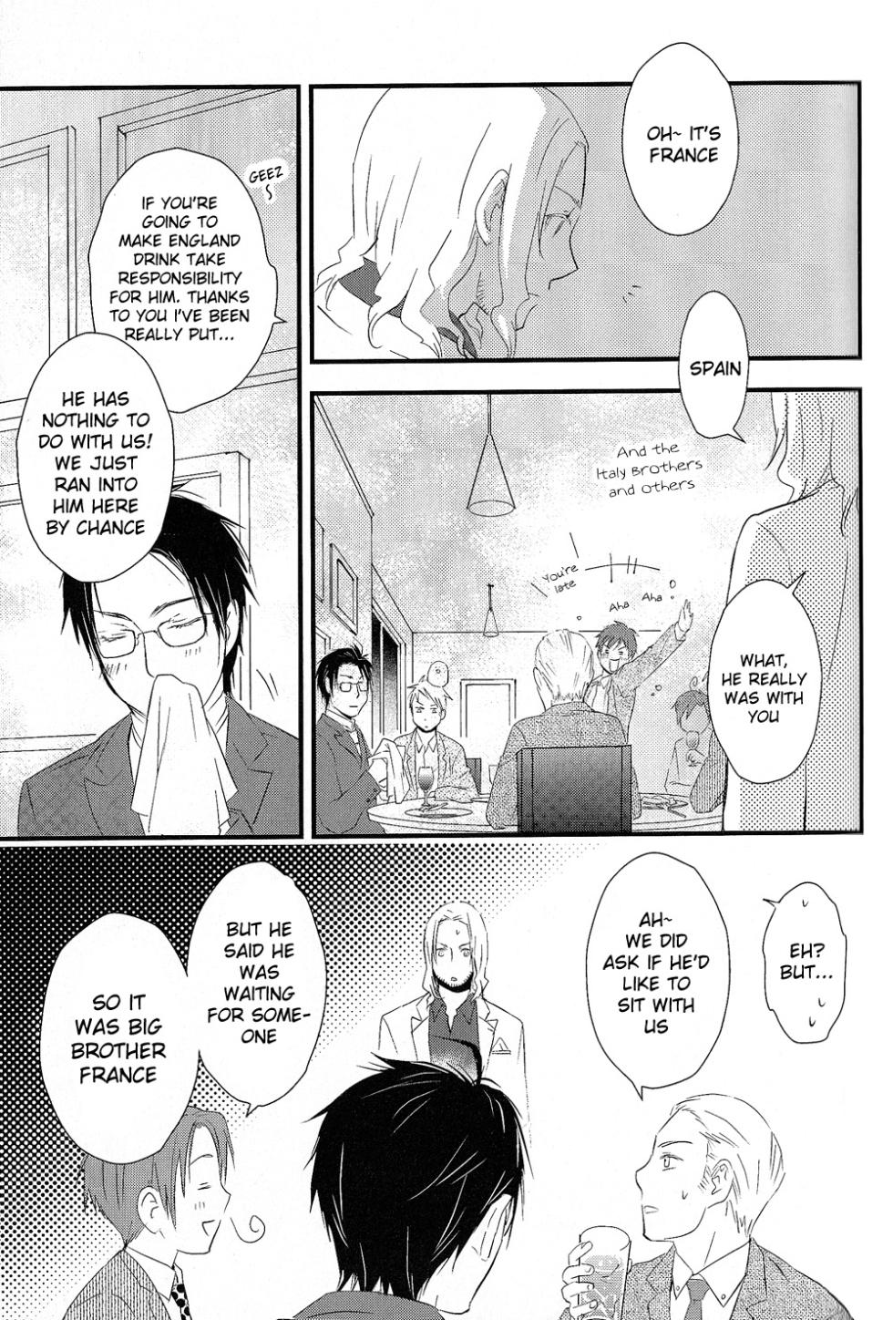 [ALMAGEST (Amii)] DAYS OF WINE AND BEER AND ROSES (Hetalia Axis Powers) [English] - Page 15