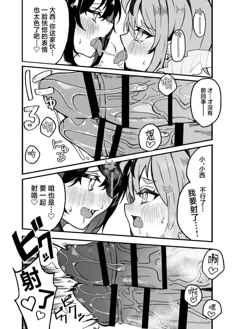 [Tanioku no Kaeru (Ameno Kaeru)] Konishi to Oonishi Sono San | 大西与小西 其三 [Chinese] [白杨汉化组] [Digital] - Page 13