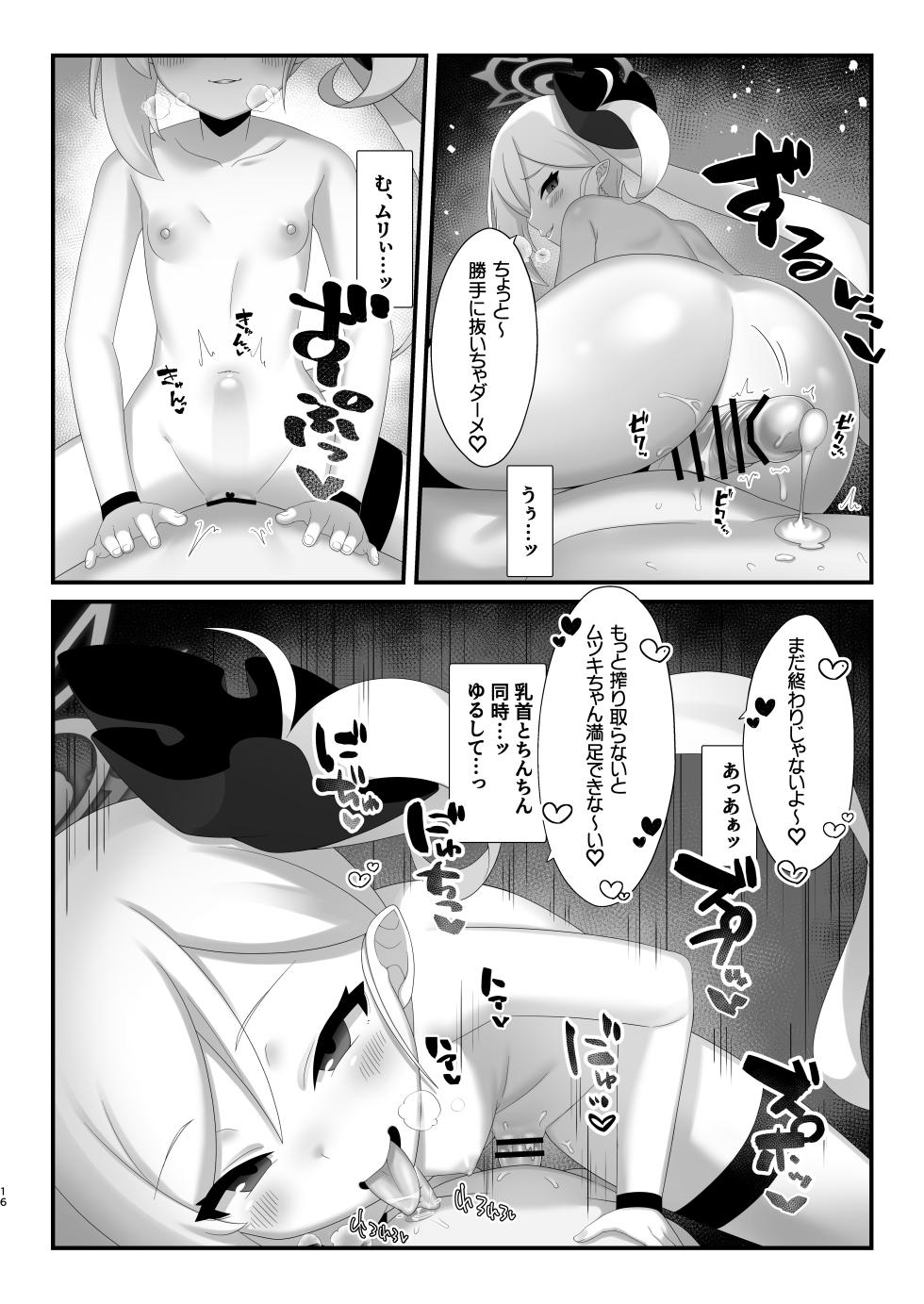 [Gensou Mikan (Kirimia)] Saimin Neko Mutsuki-chan ni Nyannyan sarete mo Makenai!! (Blue Archive) [Digital] - Page 15