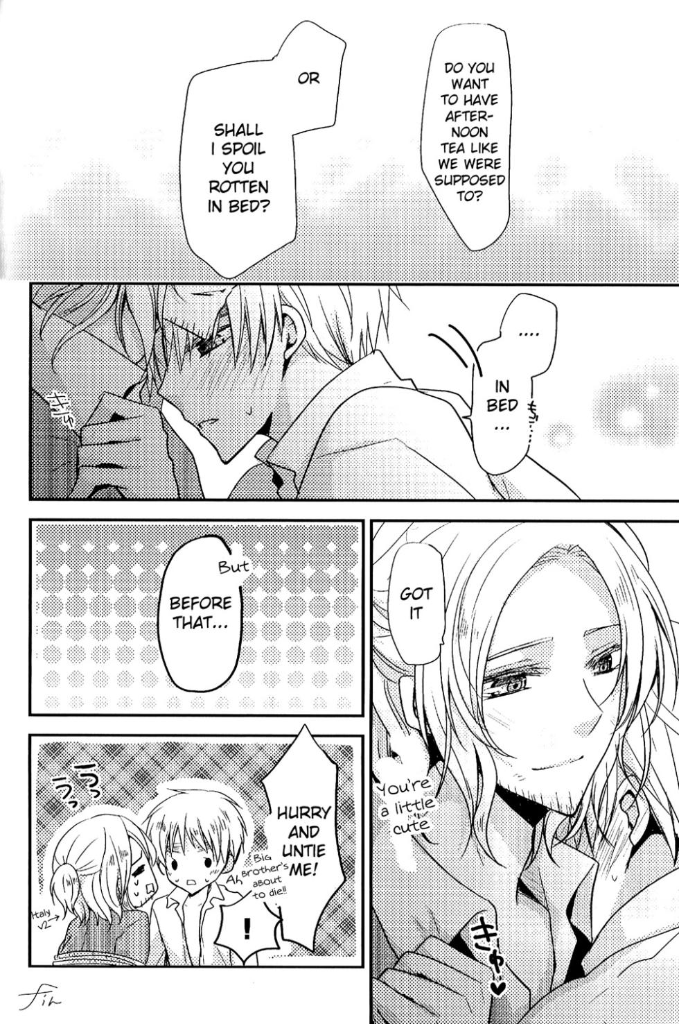 [Dolce Einsatz (Tomoe Kiko)] IMITATION PLAY (Hige Mayu Sairoku) (Hetalia Axis Powers) [English] - Page 27