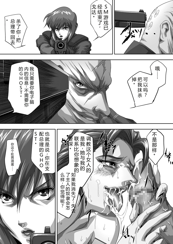 [Akiyama Kougyou (Mikazuki Shikou)] Dennou Bichiku (Ghost in the Shell) [Chinese] - Page 4