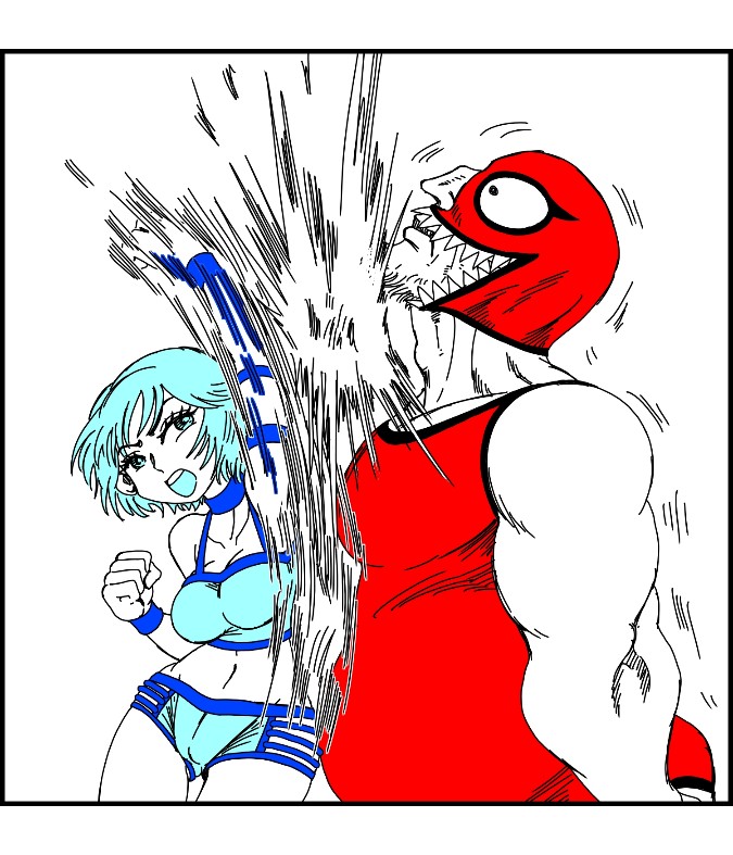 [Nalpari] Pro Wrestling - Red Mask vs. Blue Girl - Page 7