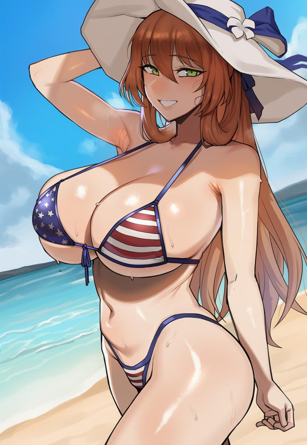 [OutOfLine] [Girls' Frontline] Request Springfield Stars and Stripes NTR (Patreon) [AI Generated] - Page 1