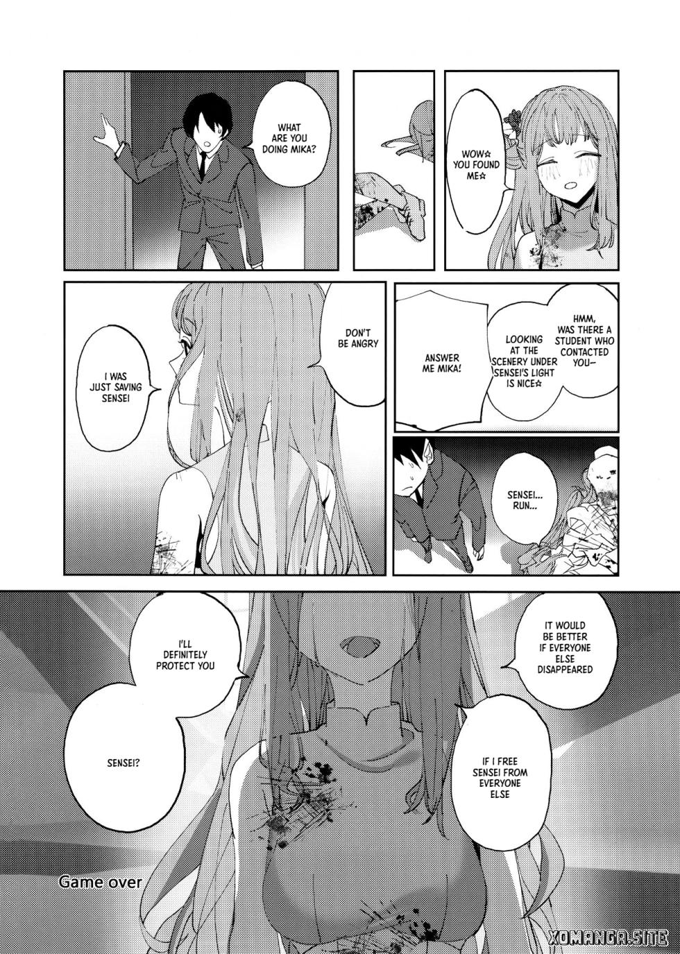 (C104) [Amamori Yashiki (Eihamu)] Yandere Archive (Blue Archive) [English] [XO Manga] - Page 27
