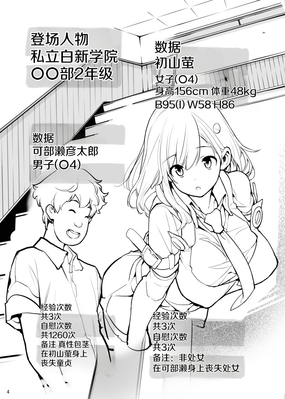 [Rokumonsen Aratame (Tamahagane)] Sei ni Utokatta Watashi wa Class no Danshi to ￮￮￮ Shite Shimaimashita 3 [Chinese] [Digital] - Page 4