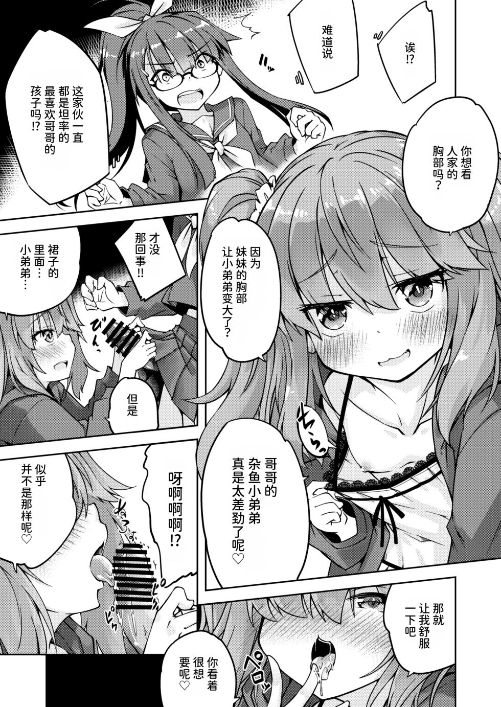 [Hitsujintoko (Hitsujin)] "Mesugaki" na Imouto o Saimin Jutsu de Wakarasetai | 用催眠术教训“雌小鬼”妹妹 [Chinese] [稻荷恋汉化] [Digital] - Page 11