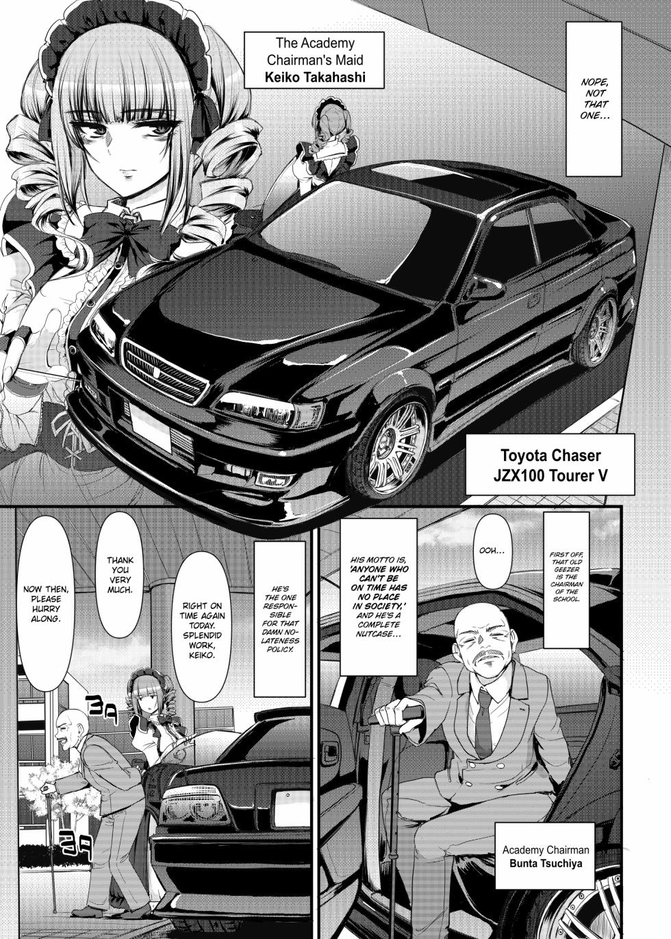[Alexi Laiho] Saisoku!! Sougei Maid Battle R Chapter 1 | Fastest Chauffeur Maid Battle R Chapter 1 [English] [ConTL + u_watanabe] - Page 8