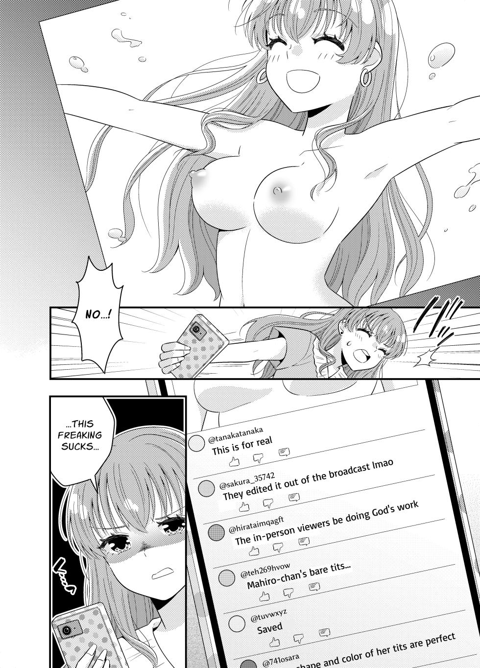[P&I (Baapi)] Ojou-sama Weather Caster Oppai Marudashi Mishap | High-Society Weather Caster: Bare-Breasted Mishap [English] [Cunny Garden] - Page 25