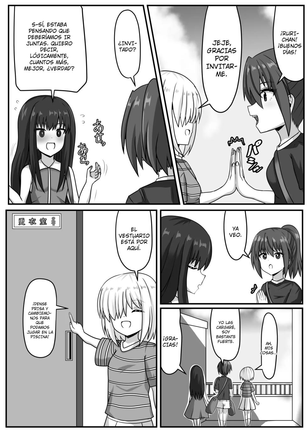 [Nobiru Jouhou Kyoku (Nobiru Wakako)] Zetsurin Futanari-chan wa Tomodachi de Seiyoku o Kaishou suru｜La insaciable Futanari-chan Satisface su Libido con sus Amigas {Spanish} {EbisuTraslade - Winder} - Page 16