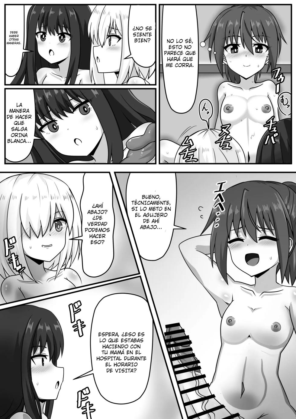 [Nobiru Jouhou Kyoku (Nobiru Wakako)] Zetsurin Futanari-chan wa Tomodachi de Seiyoku o Kaishou suru｜La insaciable Futanari-chan Satisface su Libido con sus Amigas {Spanish} {EbisuTraslade - Winder} - Page 23