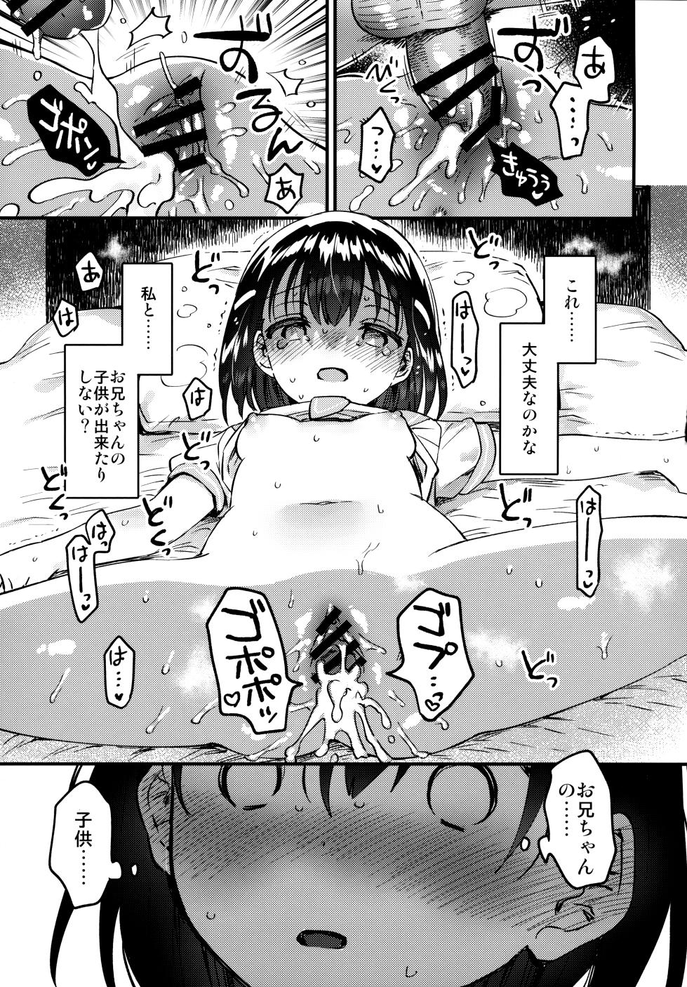 (COMITIA 152) [squeezecandyheaven (Ichihaya)] Onii-chan o Kau - Keeping my brother - Page 18