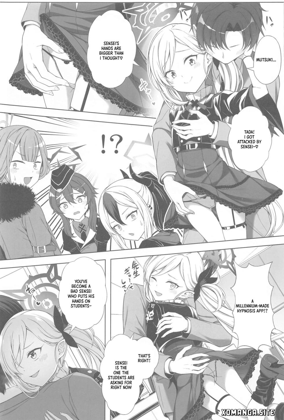 (C105) [FavoriteTrick! (Teruwi)] Harem Archive Benriya 68 Hen (Blue Archive) [XO Manga] [English] - Page 6