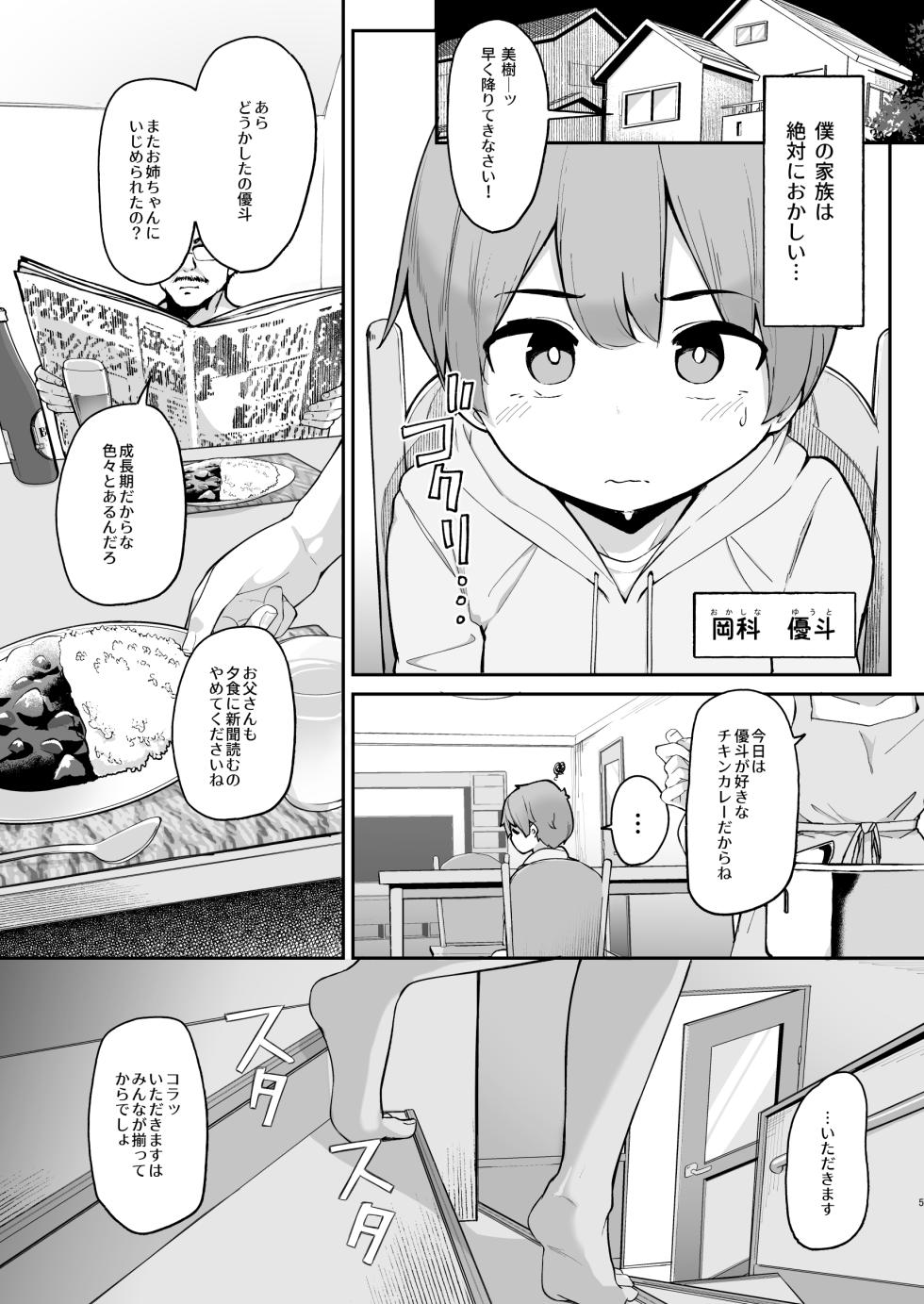 [Jajujo (Jovejun.)] Boku to Gasatsu na Onee no Seiyoku Shori Seikatsu 1+2 ~Onee-chan no Hatsutaiken!? Hen~ [Digital] - Page 5