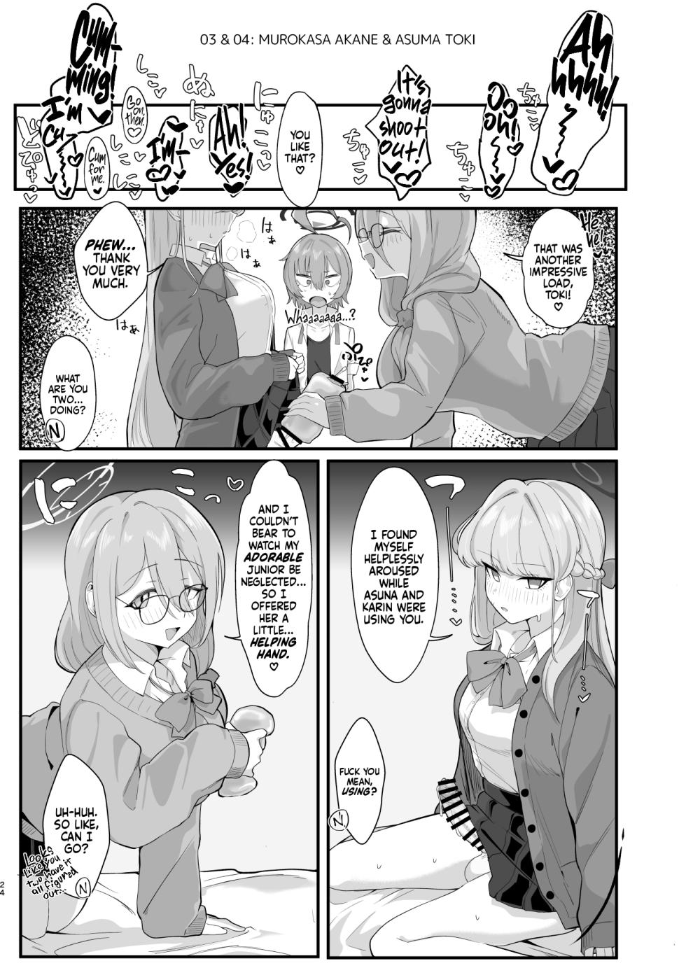 [Hakeverse (Hakeashi)] Yarasete!! Neru Senpai | Neru! Please Let Us Hit! (Blue Archive) [English] [head empty] [Digital] - Page 23