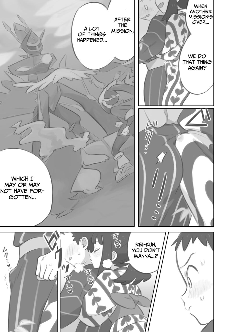 [Kinni] Futanari Shujinkou-chan ga Teru Senpai o Horu Manga 2 (Pokemon LEGENDS: Arceus) [English] - Page 6