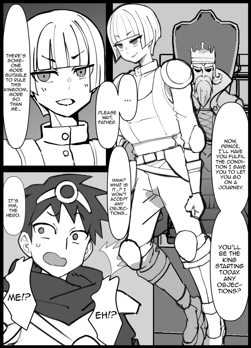 [Hidaka Mainichi] Osananajimi no Ouji ga Totsuzen  Hime  ni natte Mukaeru Koto ni natta Shoya / My Childhood Friend Who's a Prince Turned Into A Princess And It's Our First Night After We Got Married [English] {Doujins.com} - Page 4