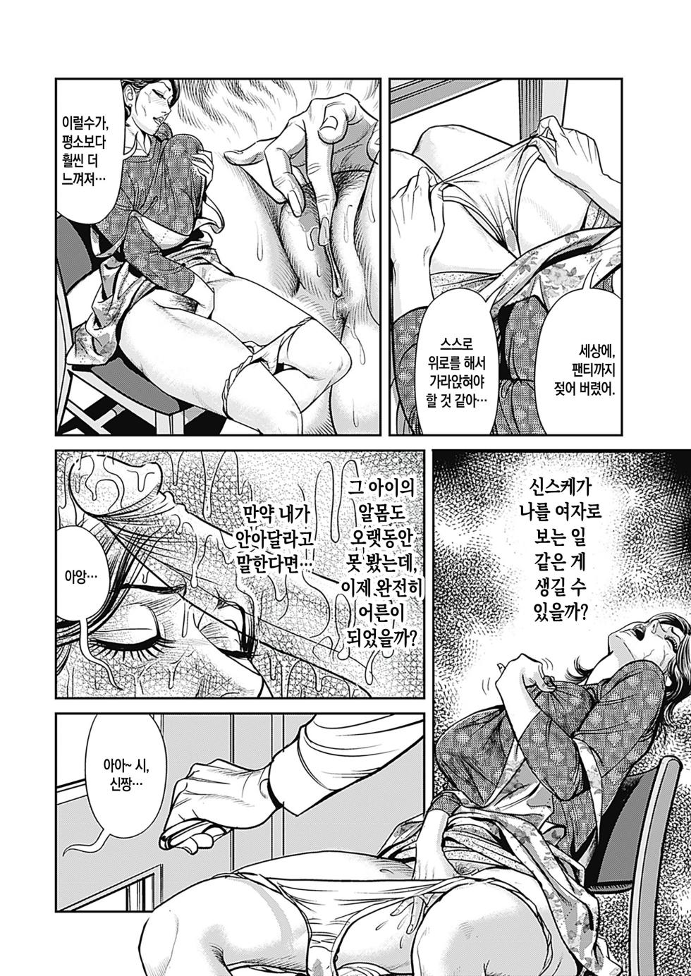 [Senor Daietsu] Kyonyuu Jukubo no Abunai Kaikan | 농익은 거유 엄마의 위험한 쾌락 [Digital][Korean][팀 숙녀] - Page 12