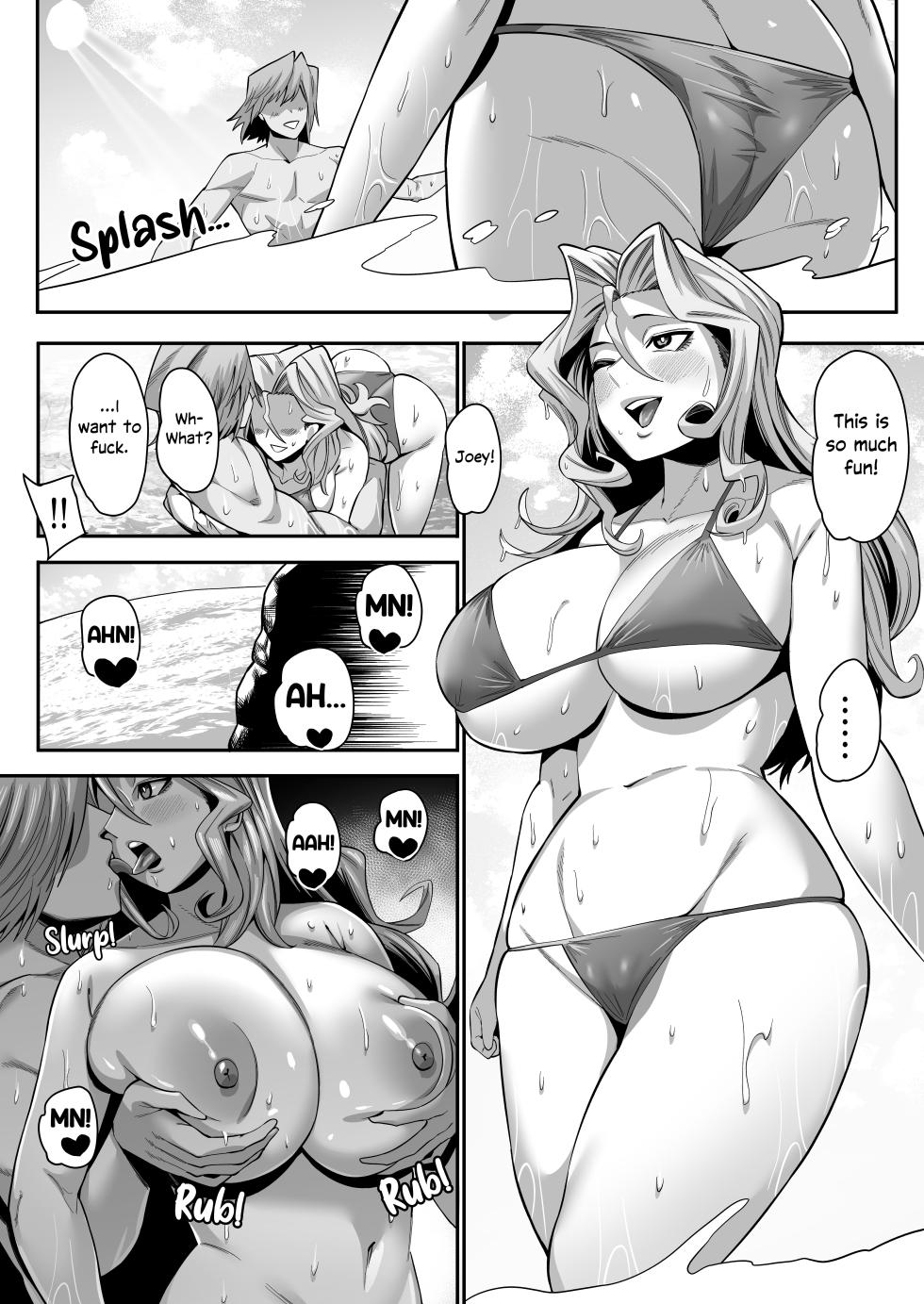 [Imajin Kouji] Kujaku Mai to Jounouchi Katsuya no Umi Deeto | Mai Valentine and Joey Wheeler's Beach Date [English] [EHCOVE] - Page 1