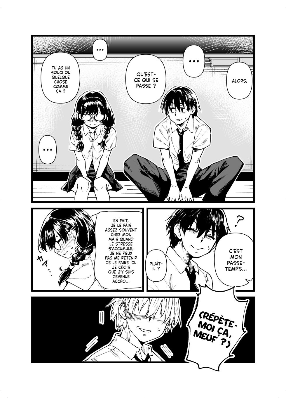 [Tenkiame (Yuki Osora)] Class no Iinchou ga Roshutsuheki no Aru Hentai-san datta | La Déléguée est une Perverse Exhibitionniste [French] [Lopxi] - Page 9