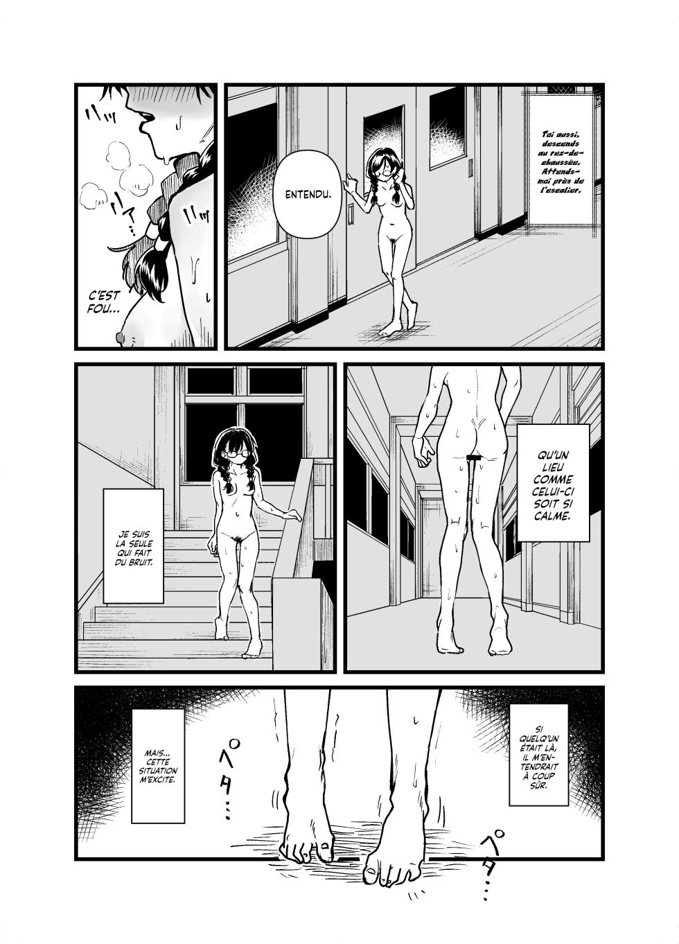 [Tenkiame (Yuki Osora)] Class no Iinchou ga Roshutsuheki no Aru Hentai-san datta | La Déléguée est une Perverse Exhibitionniste [French] [Lopxi] - Page 15