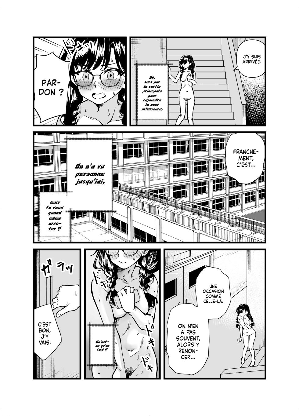 [Tenkiame (Yuki Osora)] Class no Iinchou ga Roshutsuheki no Aru Hentai-san datta | La Déléguée est une Perverse Exhibitionniste [French] [Lopxi] - Page 16