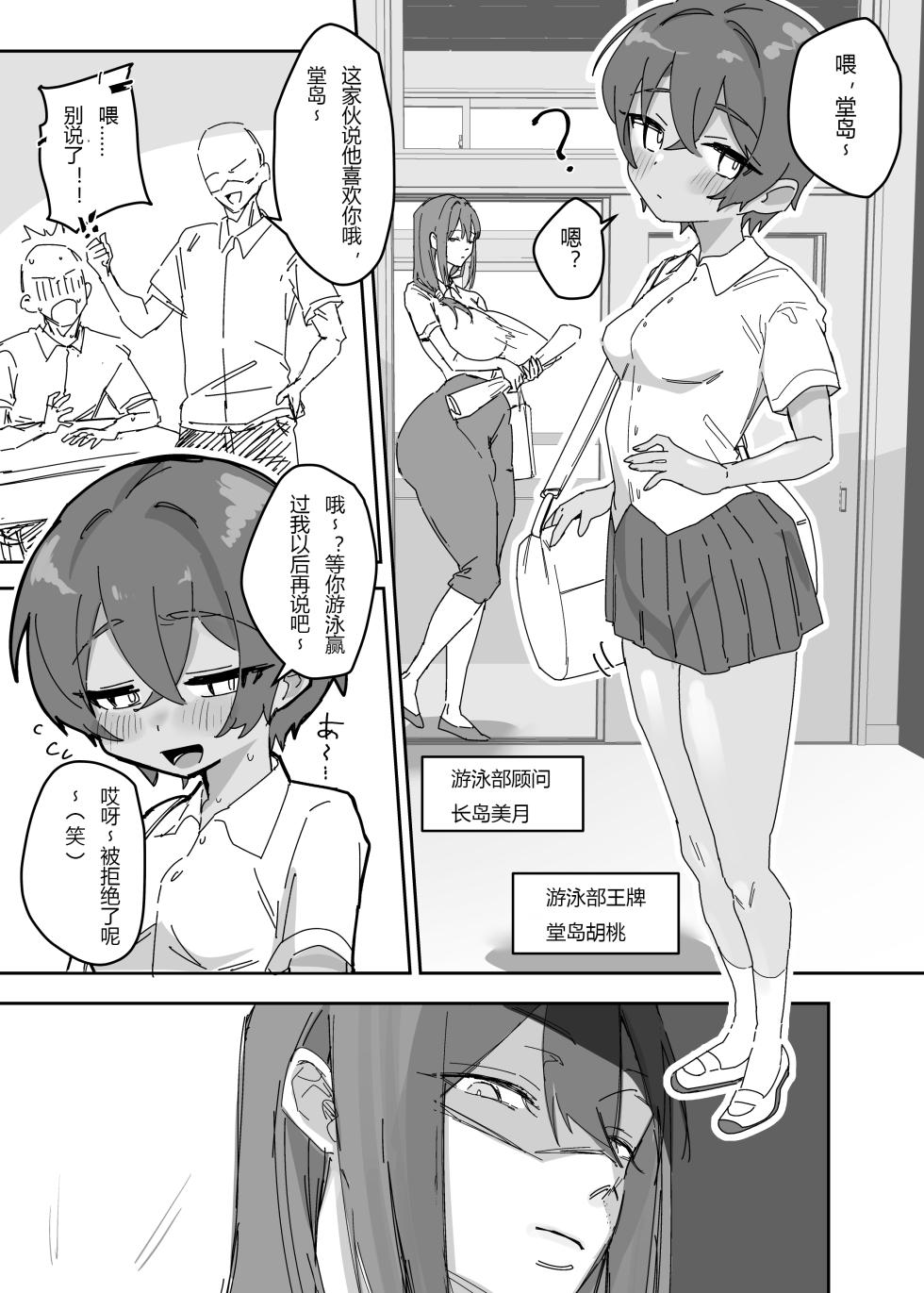 [ビャクダン]扶她游泳顾问×游泳部王牌♀ - Page 2