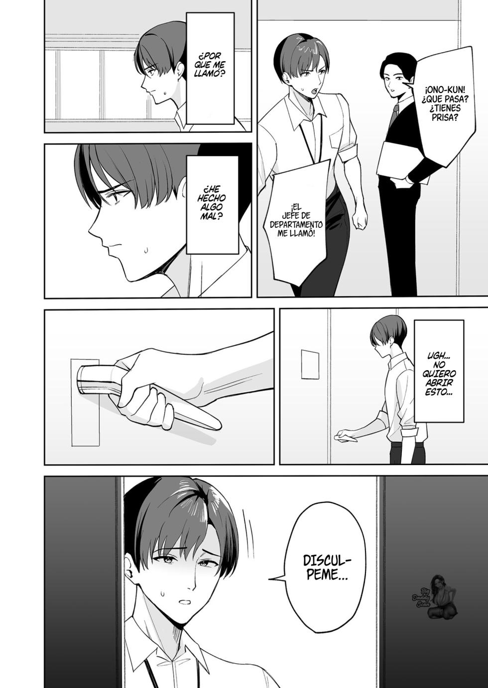 [C-kyuu] Gohoubi wa Karada de. 〜Ero-sugi Fukuri Kousei wa Seishori-ka no Oshigoto〜（1)｜Pagado Con El Cuerpo 〜Las prestaciones laborales excesivamente lascivas del Departamento de Servicio a tu Servicio〜（1）[Spanish] [BigDaddy Scan] - Page 3