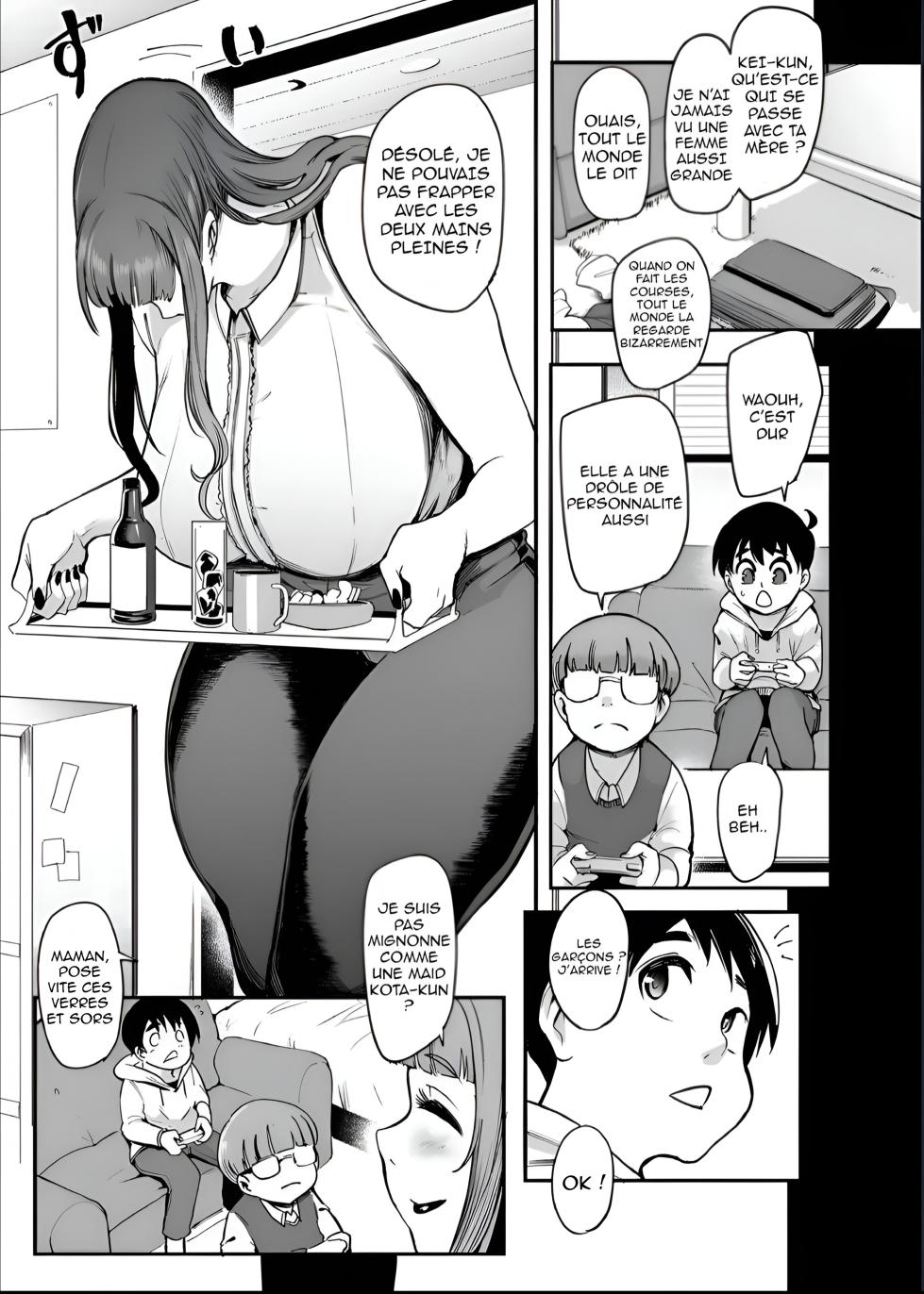[OTOCHICHI]My Friend's Eight-Foot-Tall Mother Made Me Her Slave[FRENCH] - Page 6