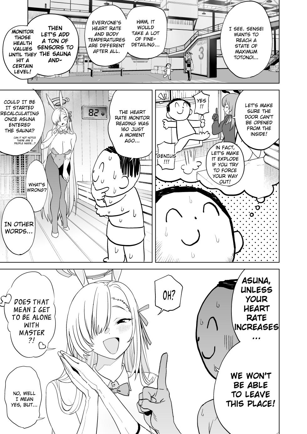 [Camrism (Kito Sakeru)] Asuna to Sauna de A-sex | Sweaty Asauna Sex (Blue Archive) [English] [Literally Starving] [Digital] - Page 5