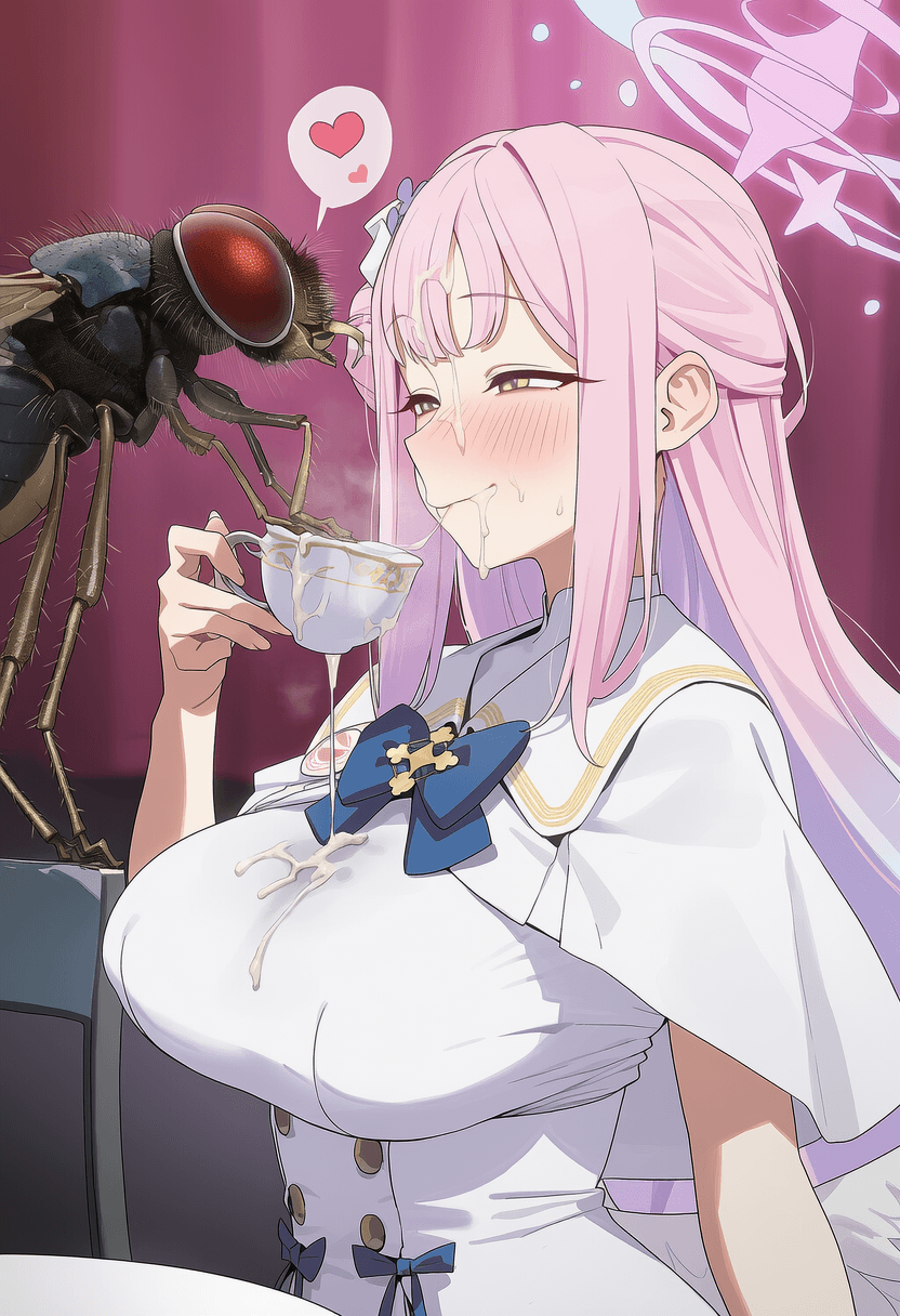 (yom)Insect_x_BA_tea_party_mika_w_fly_ver.1.1 [AI Generated] - Page 19