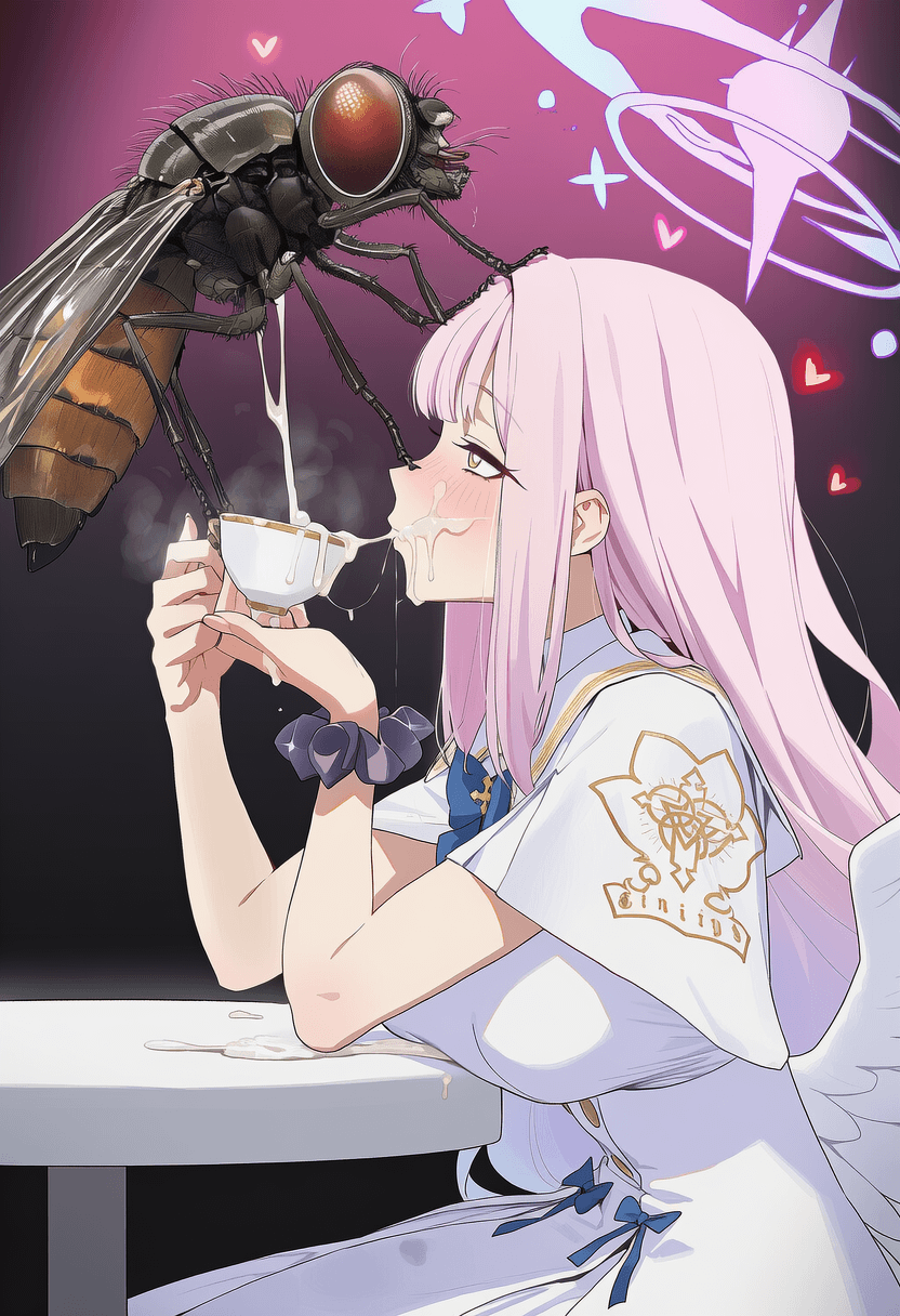 (yom)Insect_x_BA_tea_party_mika_w_fly_ver.1.1 [AI Generated] - Page 20