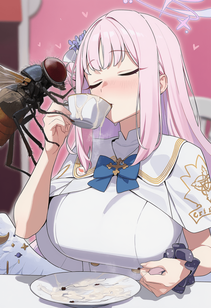 (yom)Insect_x_BA_tea_party_mika_w_fly_ver.1.1 [AI Generated] - Page 23