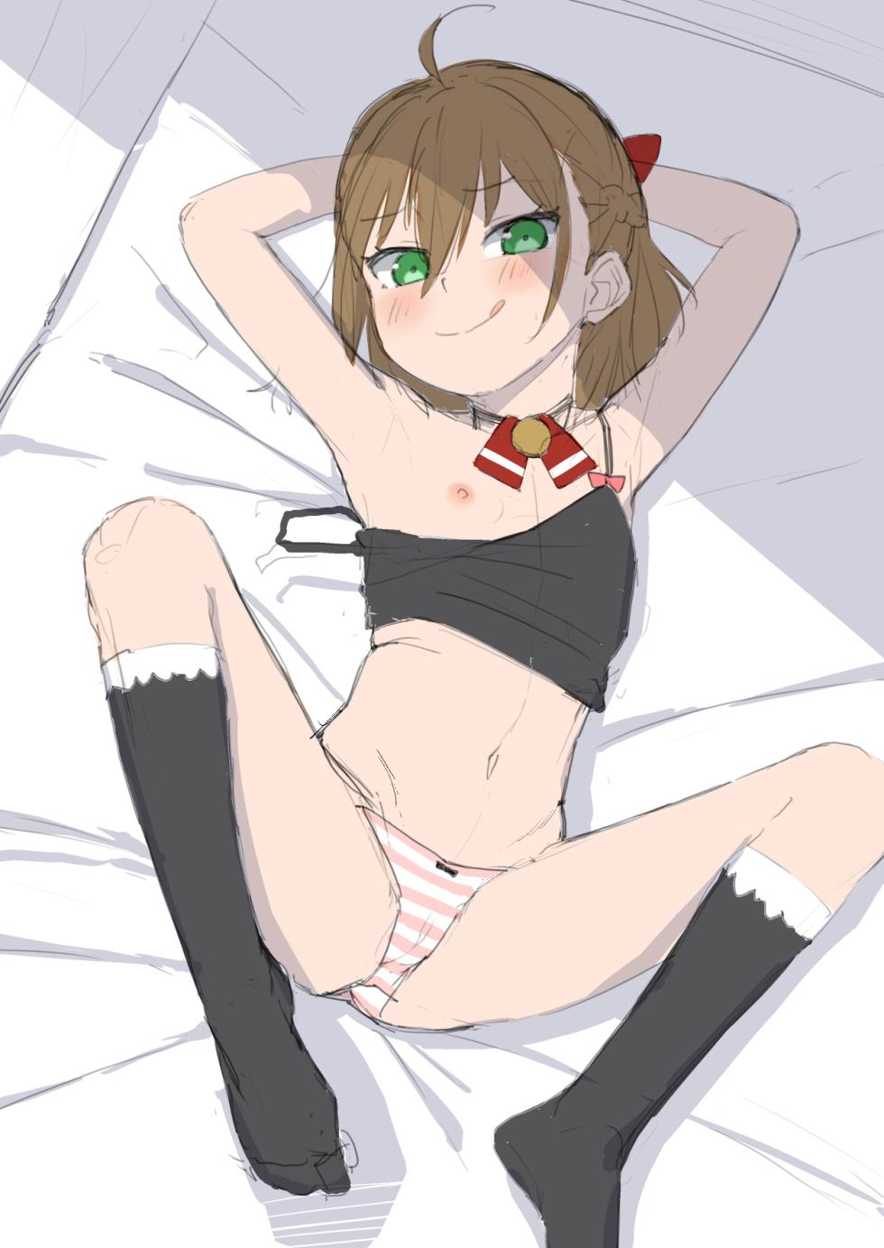 [Spiral (Arumamai Ayuka+)] Musume no Tomodachi no Mesugaki ni Okasaremashita [Chinese] [SAN个人汉化&無修loli重嵌] [Decensored] [38P] - Page 37