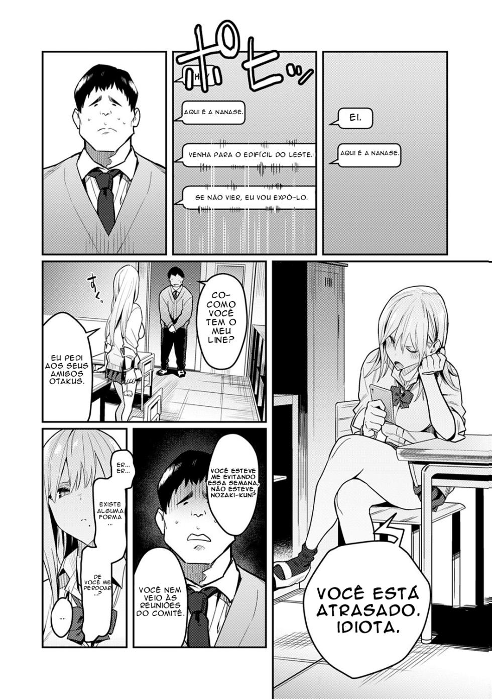 [Enokido] Bijyo to Yajyuu ~Gyaru to Kimoota~ [Portuguese] [Descensored] - Page 19