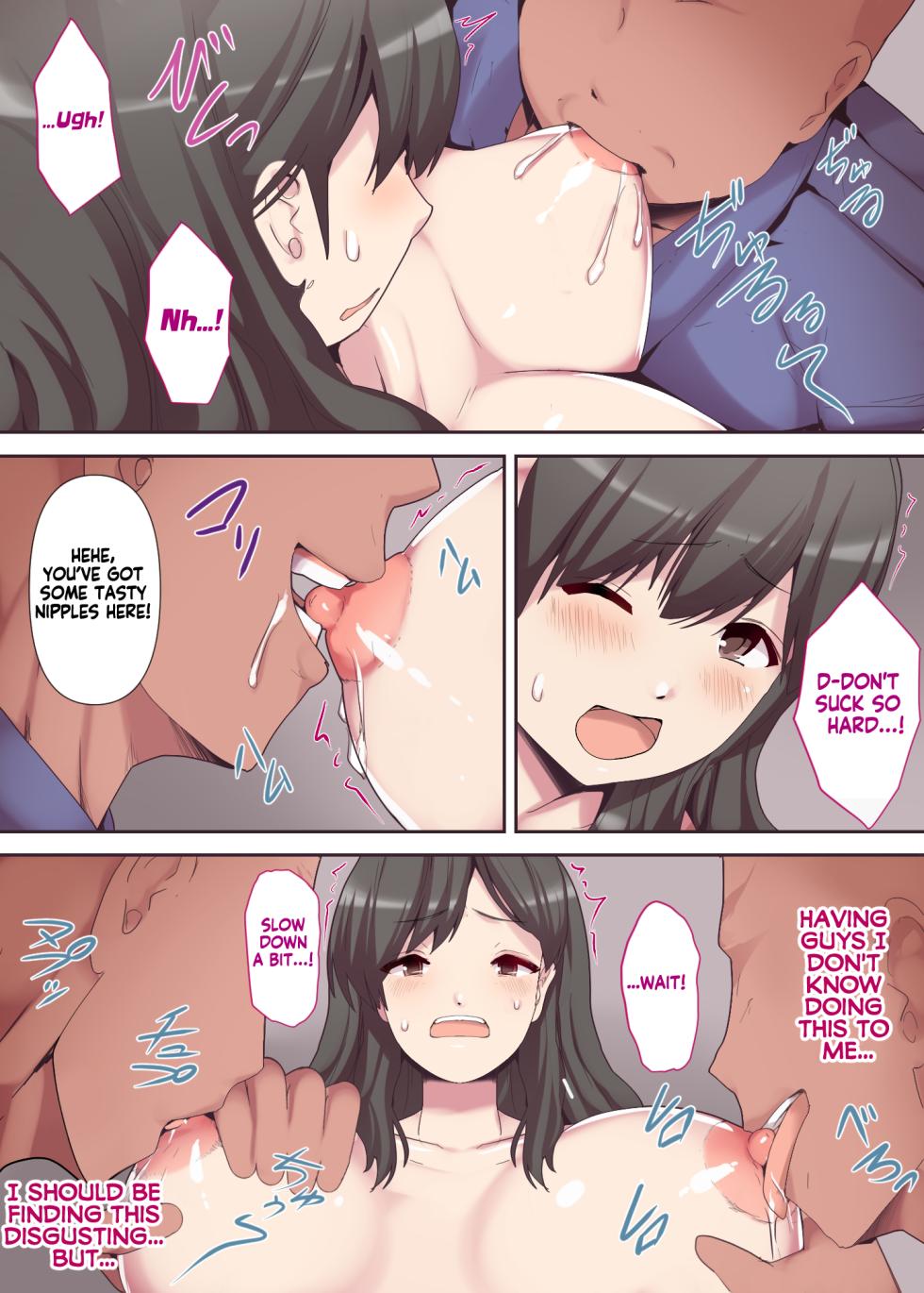 [Mitsumitsu Niku (Hikitogu)] Aisuru Tsuma wa Hei no Naka | My beloved wife is behind bars [English] [KM_42] - Page 12