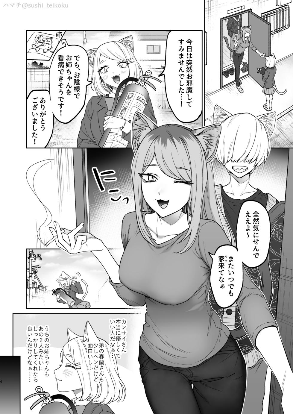 [Osushiteikoku (Hamachi)] Akan de! Nishi Kyoudai (Yanineko) [Digital] - Page 2
