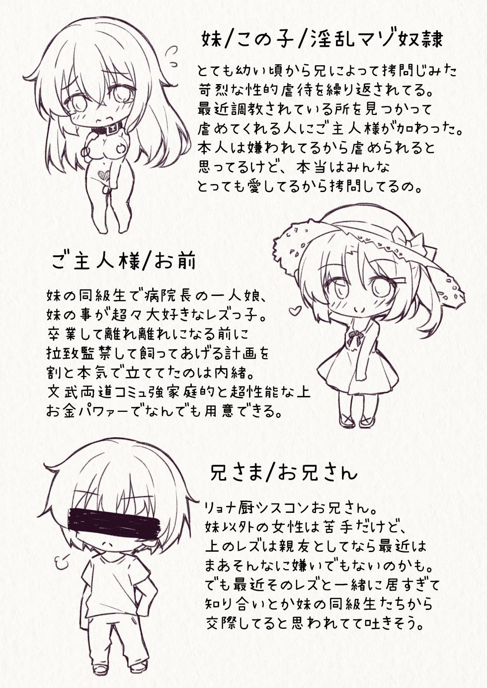 [春夏秋冬] 虐待用性奴隷の妹。夏休み編 - Page 2