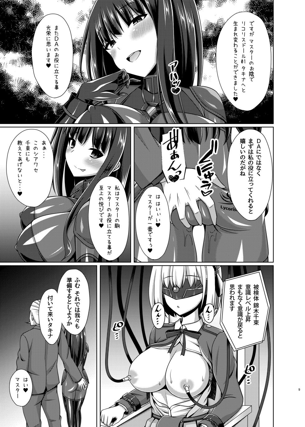 [Imitation Moon (Narumi Yuu)] Higan no Hana-tachi wa Imbi ni Kuruizaku (Lycoris Recoil) [Digital] - Page 9