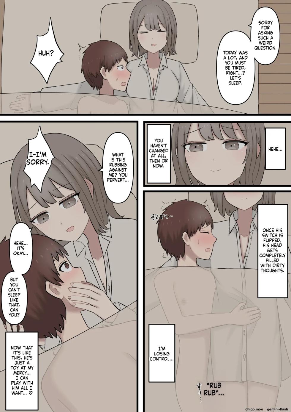 [Kaoinshou Zero] Aru Hi Totsuzen 7-nen Mae no Sugata ni Natta Daisuki na Kare o Seitsuu Sasete Maso ni Otosu Hanashi | The Story of Corrupting and Turning My Beloved Boyfriend—Who Suddenly Reverted to His Appearance from Seven Years Ago—into a Masochist [English] - Page 9