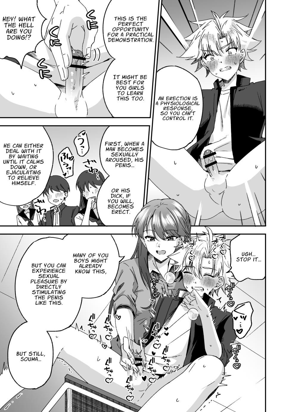 [Peko Renmei (Azuma Riru)] Otonagirai na Furyoushounen ga Futanari Tennen Onna Kyoushi ni Teisoutai Shasei Kanri Gyaku Anaru de Kousei Saserareru Hanashi | Delinquent Gets Chastity Belt Ejaculation Management & Disciplinary Reverse Anal Rehabilitation [ENG](Translators Unite) - Page 10